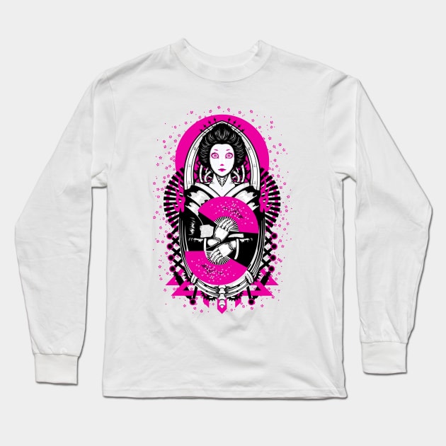 Geisha Droid Long Sleeve T-Shirt by Villainmazk